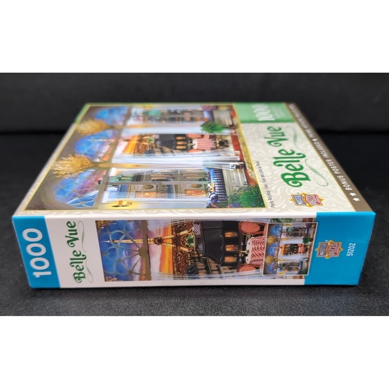 MasterPieces Belle Vue Paris Rooftop View 1000 Piece Jigsaw Puzzle David Maclean - Thumbnail 4