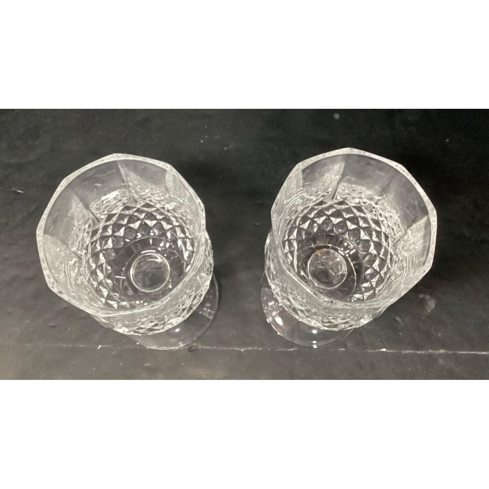 Cristal d'Arques Durand Longchamp Wine Glasses, Set of 2, Vintage Stemware - Thumbnail 8