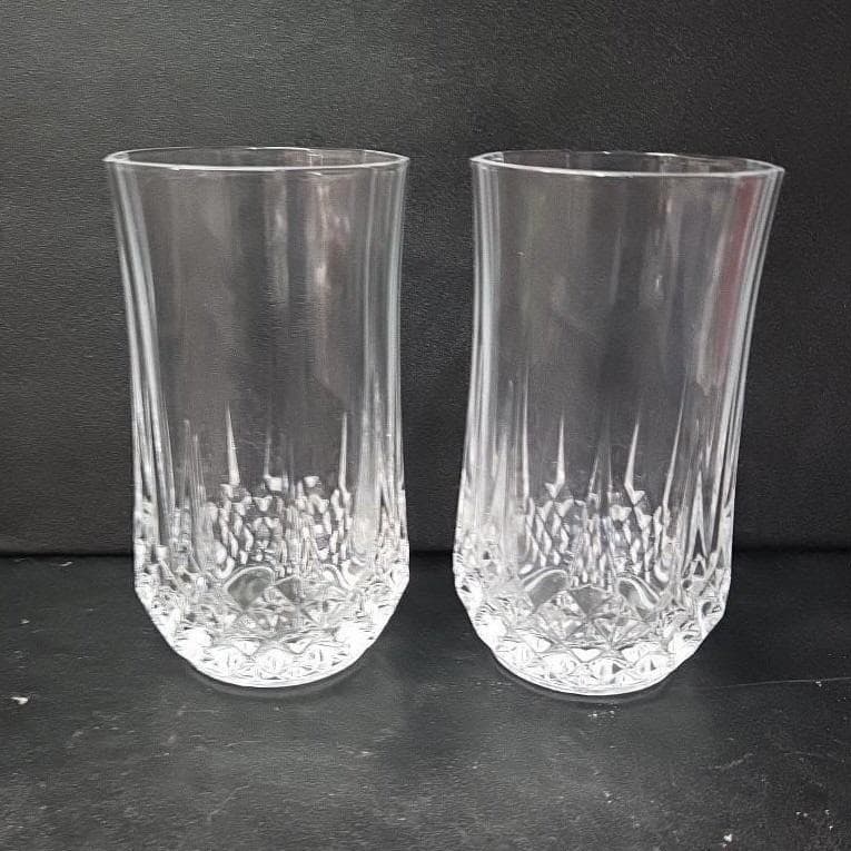 Cristal D'Arques Durand Longchamp Tumbler, Set Of 2, Vintage Water Glasses - Thumbnail 4
