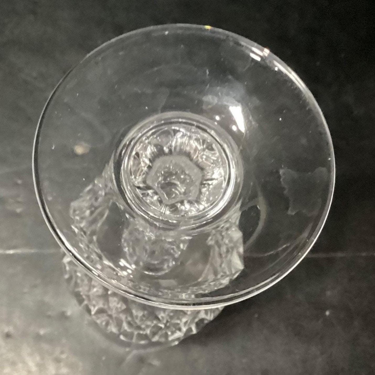 Cristal d'Arques Durand Longchamp Wine Glasses, Set of 2, Vintage Stemware - Thumbnail 9