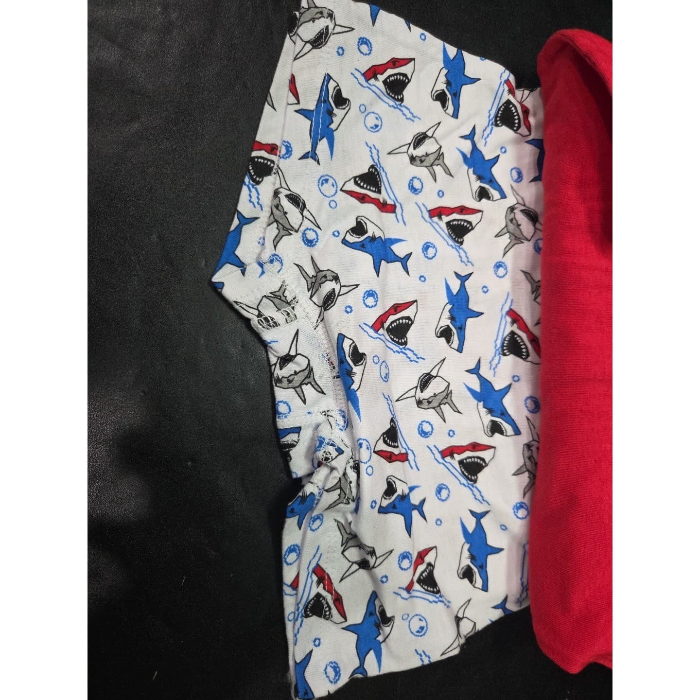 Only Boys 5 Pack Boxer Briefs Shark Prints Stripes Blue Red Black XS 4/5 NEW - Thumbnail 6