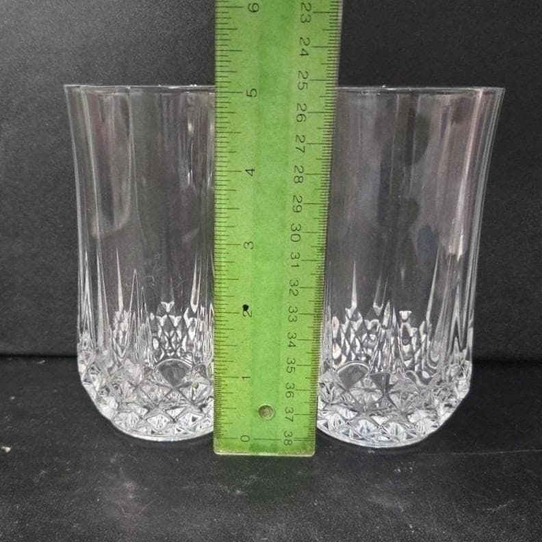 Cristal D'Arques Durand Longchamp Tumbler, Set Of 2, Vintage Water Glasses - Thumbnail 9