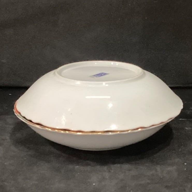 Arita Imari Peacock Coupe Bowls, Set of 2, Vintage Asian Themed Dinnerware - Thumbnail 7