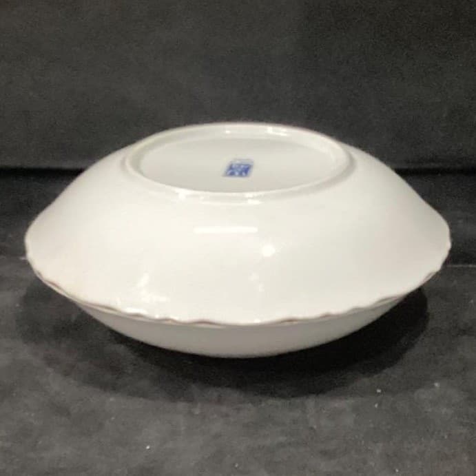 Arita Imari Peacock Coupe Bowls, Set of 2, Vintage Asian Themed Dinnerware - Thumbnail 10