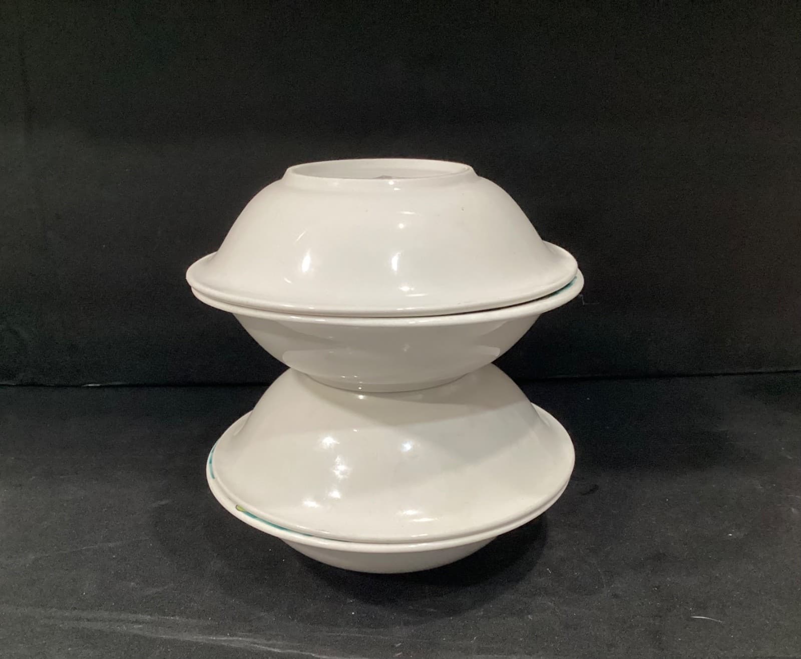 4 Tabletops Unlimited Soup/Cereal Bowls "Italian Fruit" Hand Painted Cherries - Thumbnail 9
