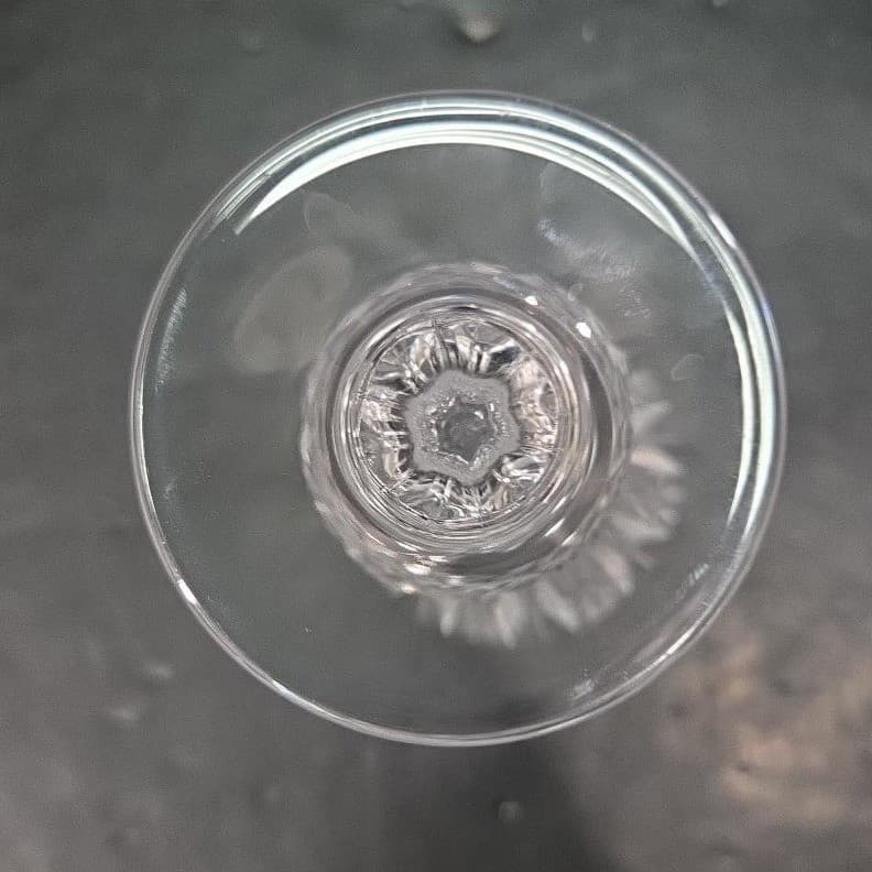 Cristal d'Arques Durand Longchamp Wine Glasses, Set of 6, Vintage Stemware - Thumbnail 8
