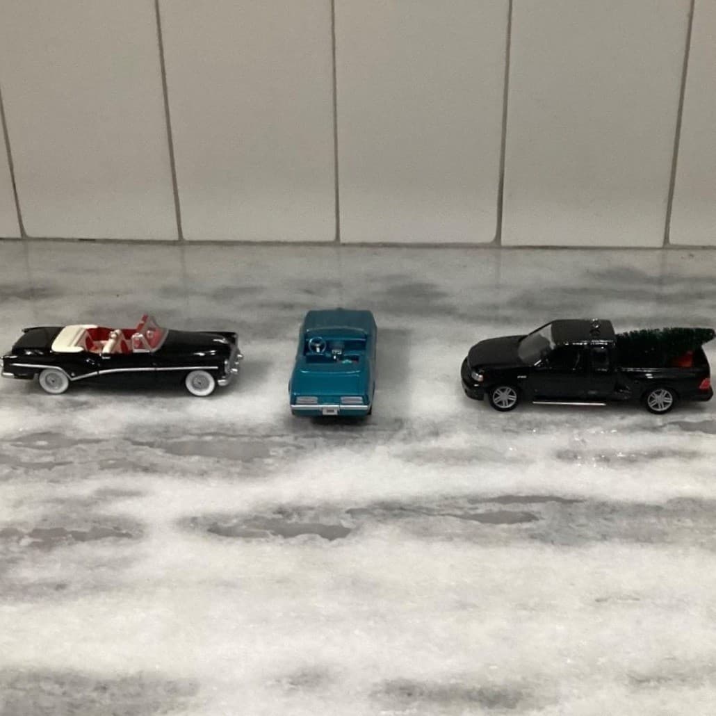 Hallmark Keepsake Ornament Bundle, Set of 3, Classic American Cars & Trucks - Thumbnail 4