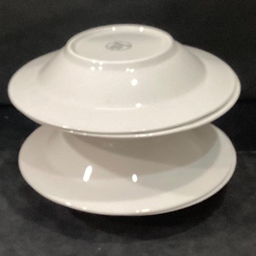 Pfaltzgraff White Scalloped Pasta Bowls, Set of 4, Vtg Henry Ford Museum Design - Thumbnail 8