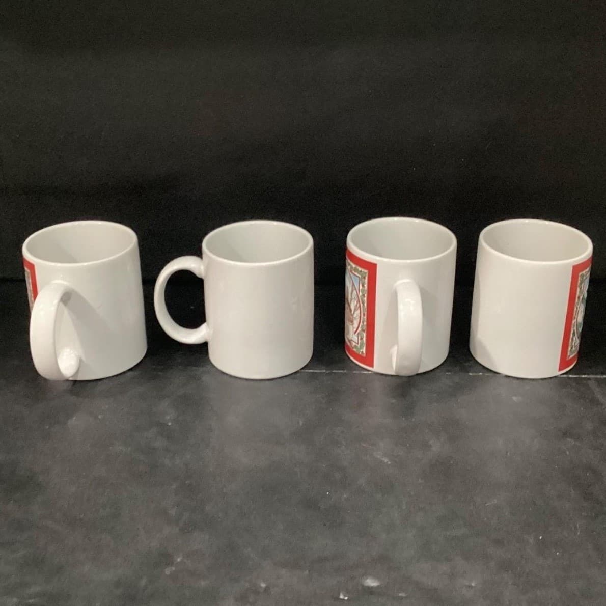 National Wildlife Federation Coffee Cups, Set of 4, Vintage Rabbit Design Mugs - Thumbnail 5