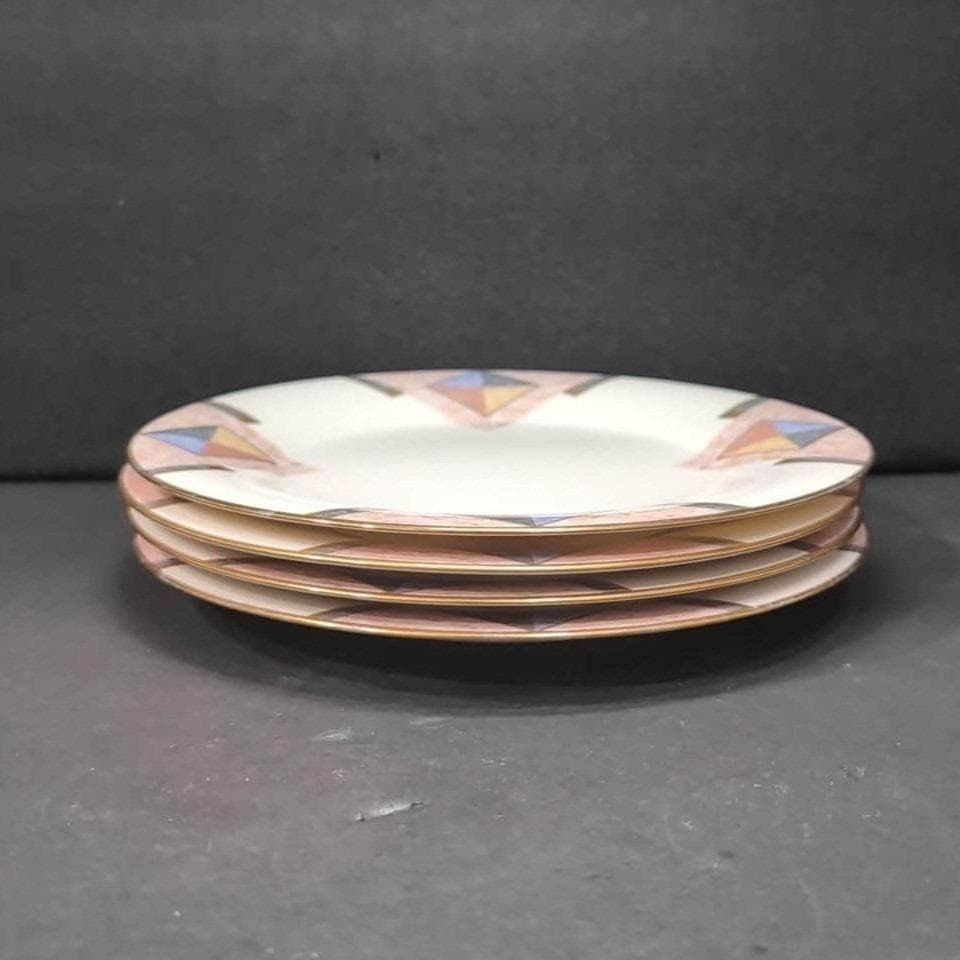 Noritake Momentum Salad Plates, Set of 4, Vtg Replacement Fine China Tableware - Thumbnail 9