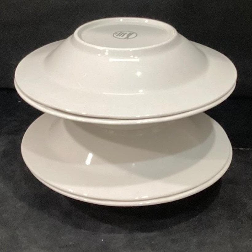 Pfaltzgraff White Scalloped Pasta Bowls, Set of 4, Vtg Henry Ford Museum Design - Thumbnail 7