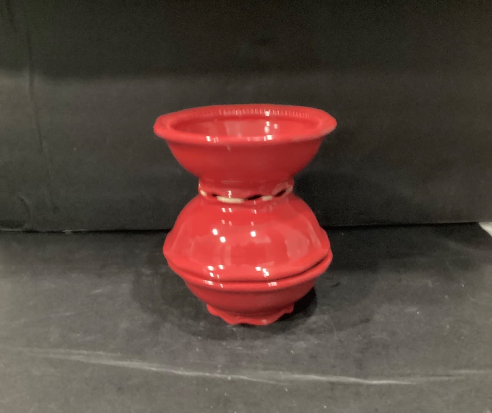Lot Of 3 Princess House Pavilion Red Berry Cereal Soup Bowls 6.5” - Thumbnail 10
