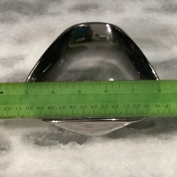Vitreon Queens Lusterware Silver Ombre Triangle Bowls, Set of 4, Vtg Dinnerware - Thumbnail 11