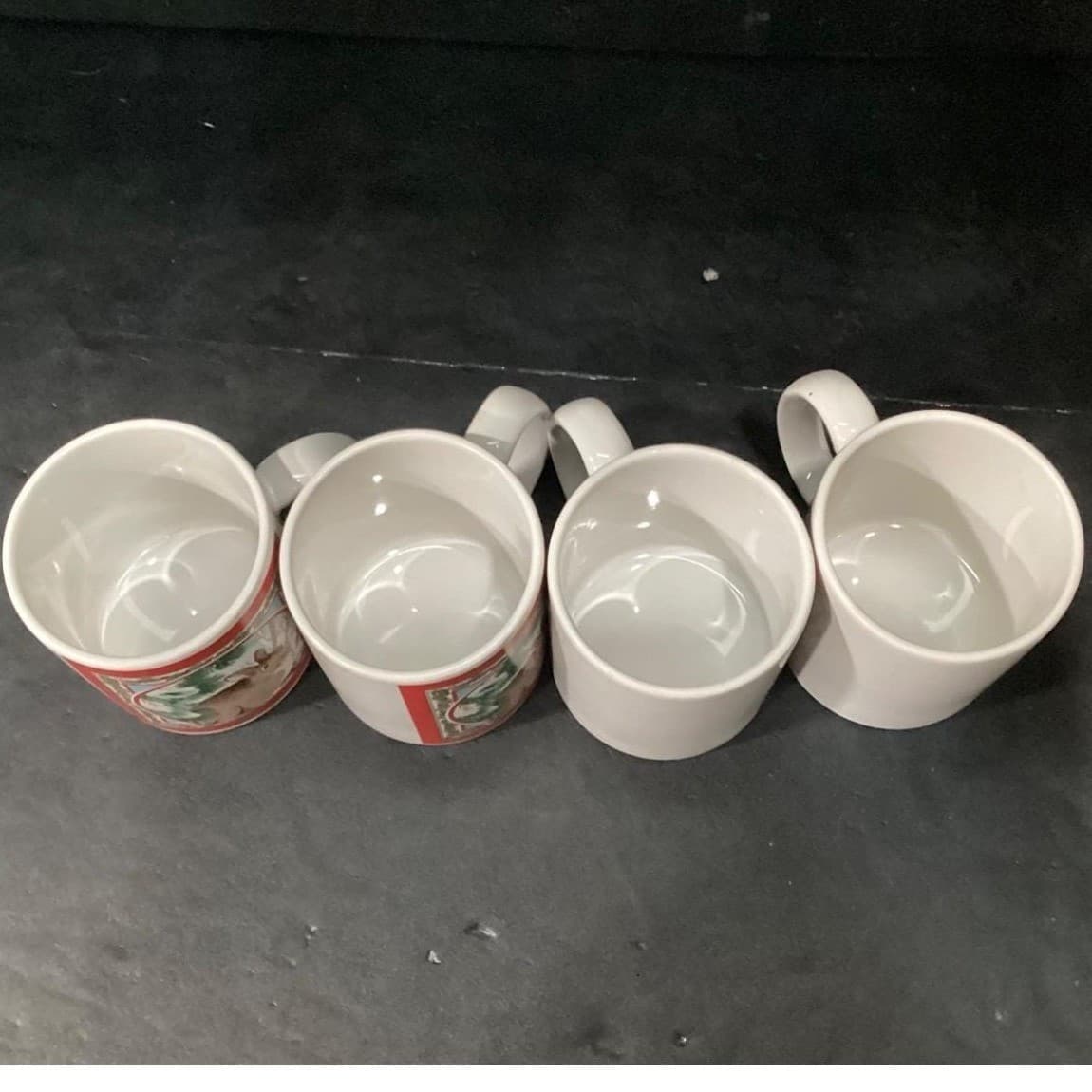 National Wildlife Federation Coffee Cups, Set of 4, Vintage Rabbit Design Mugs - Thumbnail 6