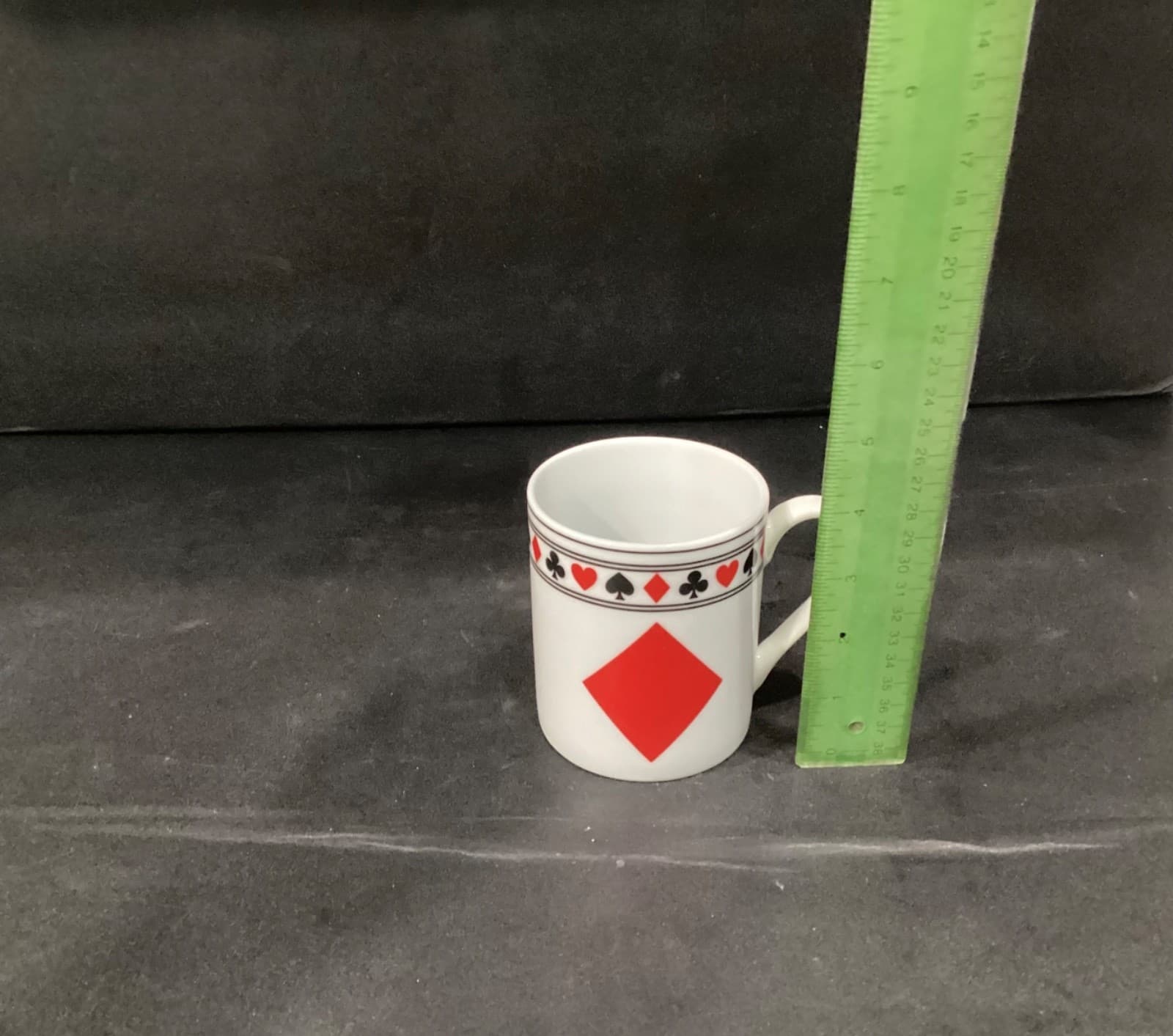 Godinger & Co. Playing Card Suits Coffee Mug Set Of 2 12 oz Diamond Spade - Thumbnail 5