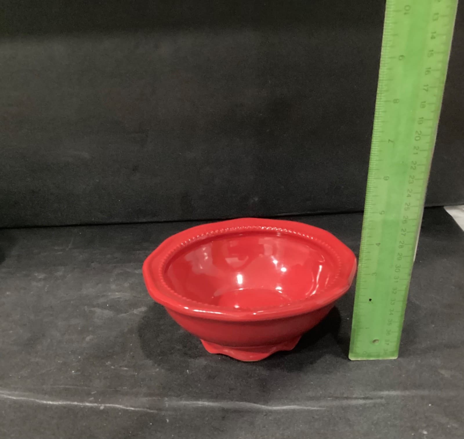 Lot Of 3 Princess House Pavilion Red Berry Cereal Soup Bowls 6.5” - Thumbnail 6