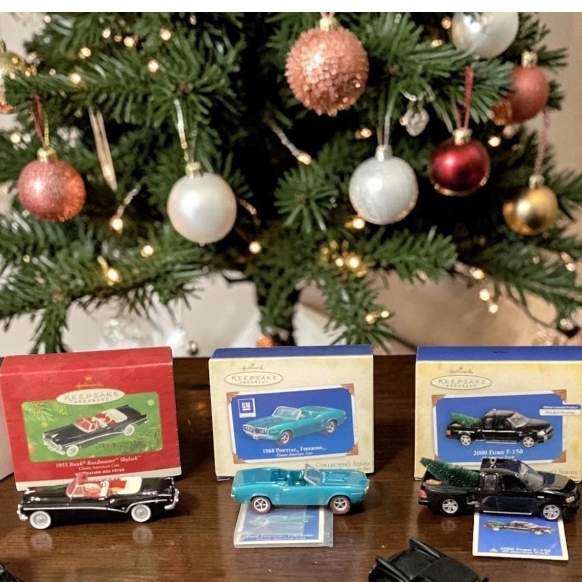 Hallmark Keepsake Ornament Bundle, Set of 3, Classic American Cars & Trucks