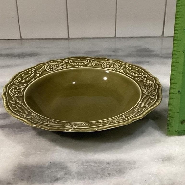 Canonsburg Regency Ironstone Cereal Bowls, Set of 4, Vintage Pottery Dinnerware - Thumbnail 3