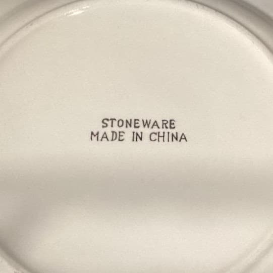 Christmas Tree Dinner Plates, Set of 2, Porcelain Holiday Dishes, Vintage China - Thumbnail 3