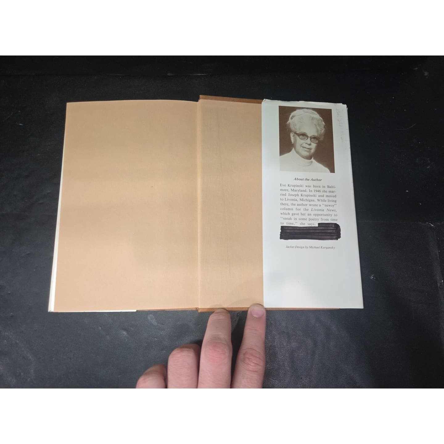Amy Her Death Her Life Eve Krupinski Signed Hardcover 1977 Biography Dust Jacket - Thumbnail 7