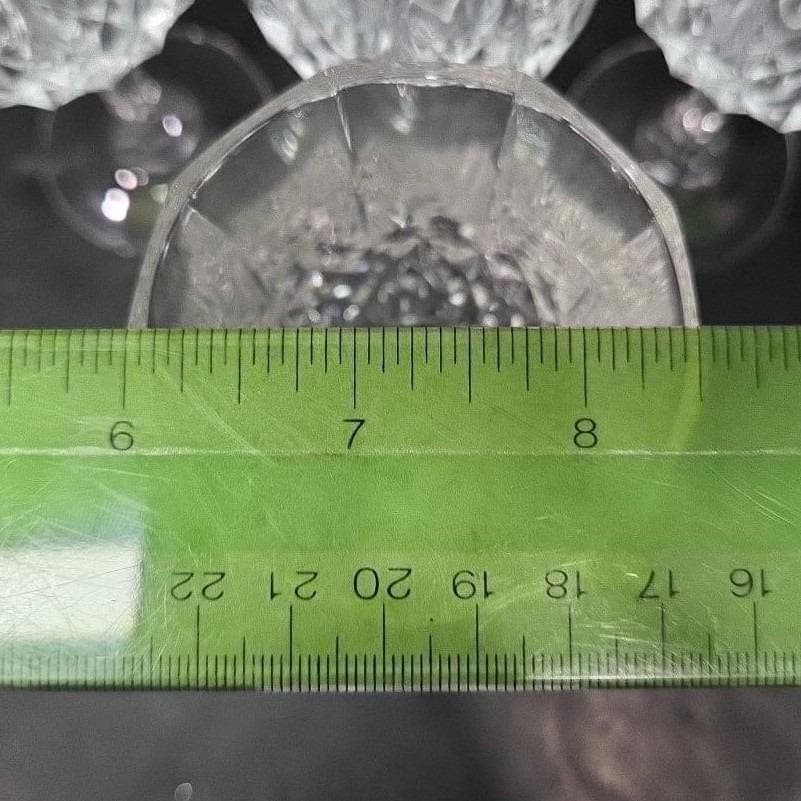 Cristal d'Arques Durand Longchamp Wine Glasses, Set of 4, Vtg Crystal Stemware - Thumbnail 3