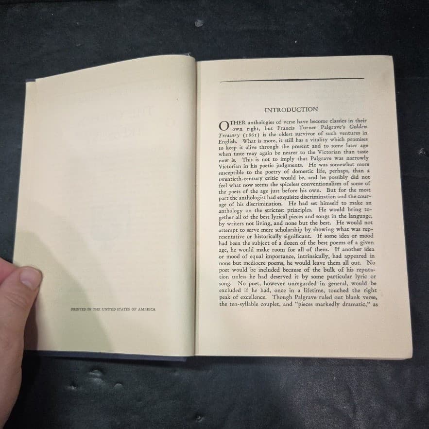 The Golden Treasury Francis Turner Palgrave Book League of America Poetry 1936 - Thumbnail 5