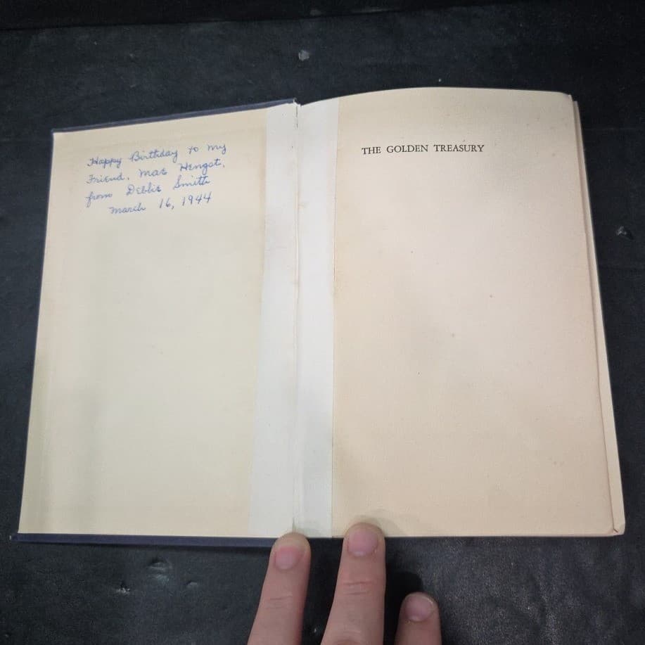 The Golden Treasury Francis Turner Palgrave Book League of America Poetry 1936 - Thumbnail 3