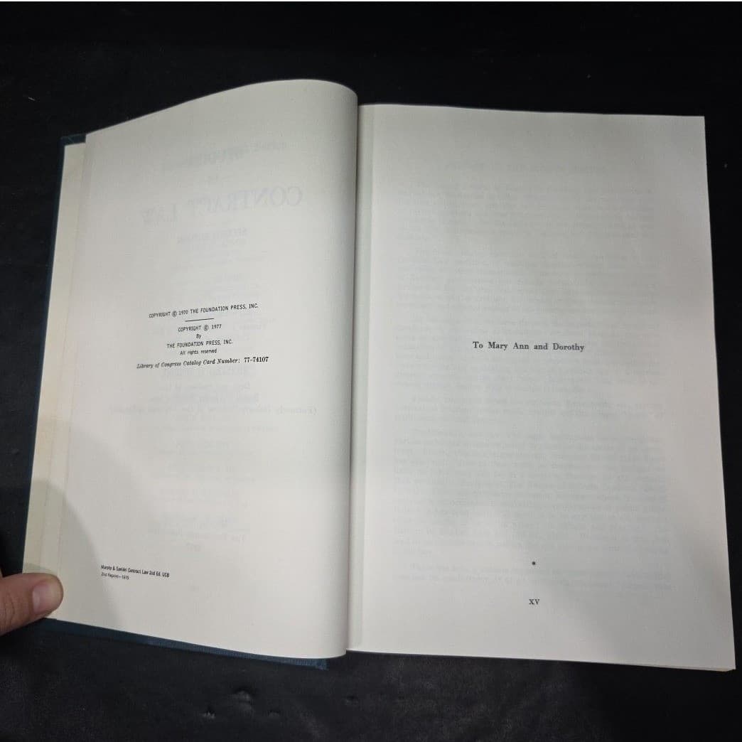 Studies in Contract Law 2nd Ed Murphy Speidel 1977 University Casebook Series - Thumbnail 5