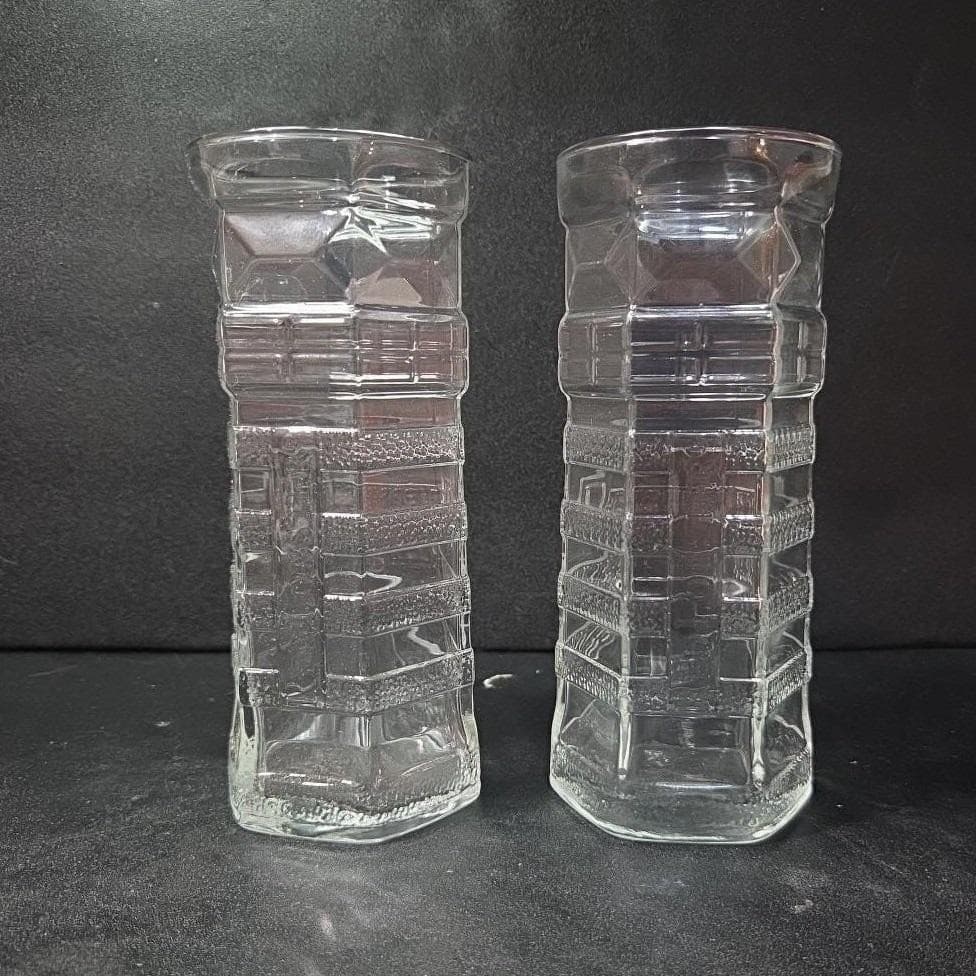 Red Lobster Lighthouse Design Tumblers, Set of 2, Vintage Libbey Glass Cups - Thumbnail 7