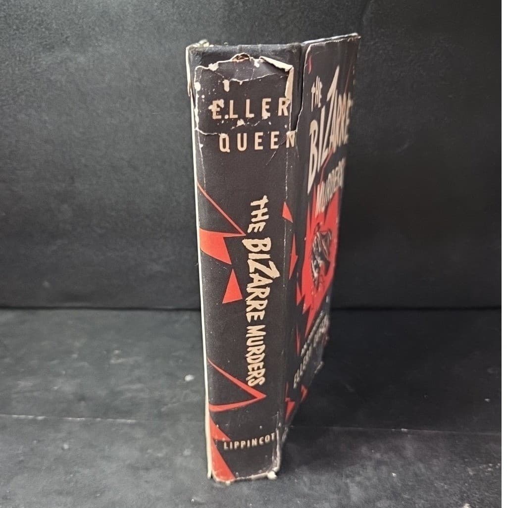 The Bizarre Murders Ellery Queen Omnibus Hardcover Book Club Edition Vintage - Thumbnail 9