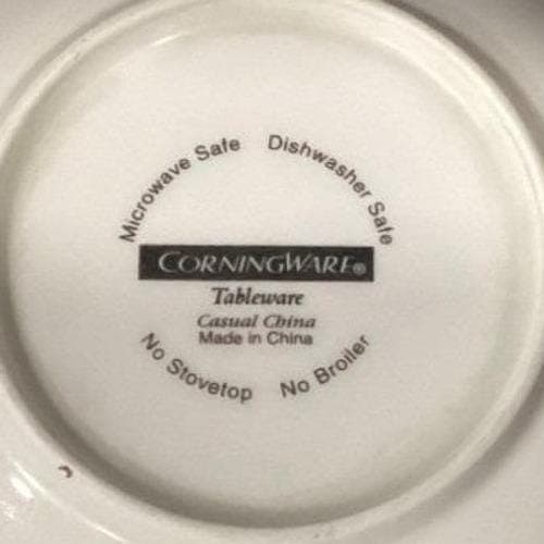 CorningWare French White Cereal Bowls, Set of 2, Vintage Ribbed Rim Dinnerware - Thumbnail 4