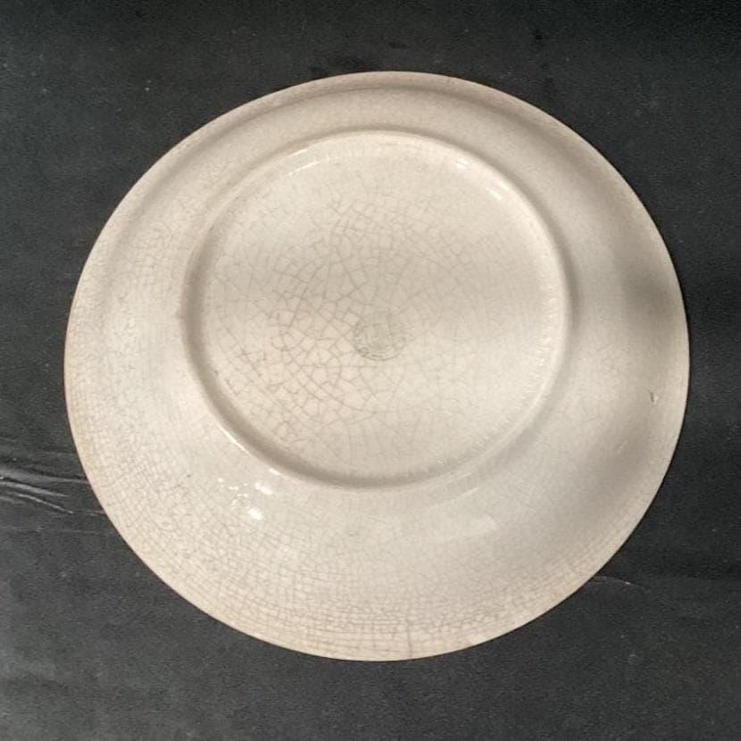 Canonsburg Violets Cereal Bowls, Set of 2, Purple Flowers, Vintage USA Pottery - Thumbnail 5