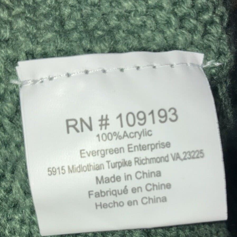 Evergreen Enterprise Green Knit Toggle Front Poncho Wrap Cape, Women's One Size - Thumbnail 6