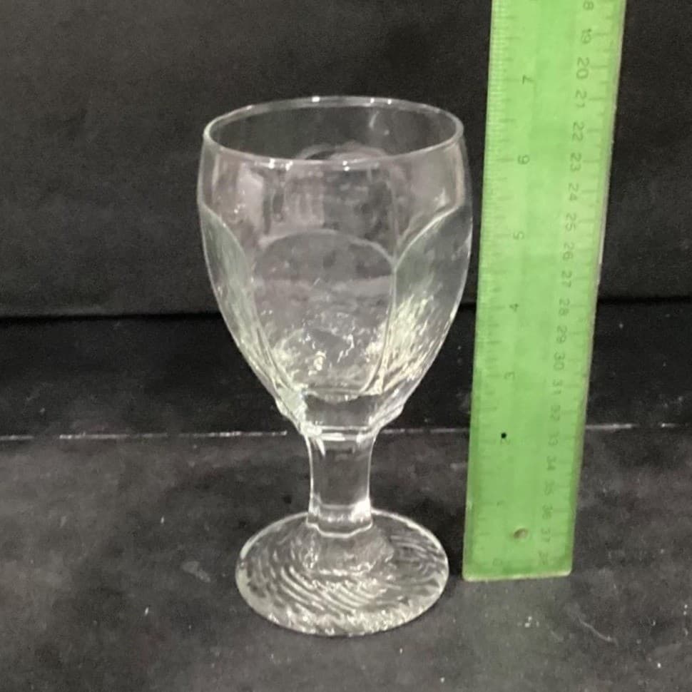 Libbey Chivalry Water Goblets, Set of 3, Vintage Textured Stemware, Drinkware - Thumbnail 6