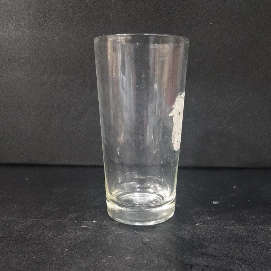 American Eagle Etched Beer Glass, Vintage Freedom Tumbler, Patriotic Barware - Thumbnail 10