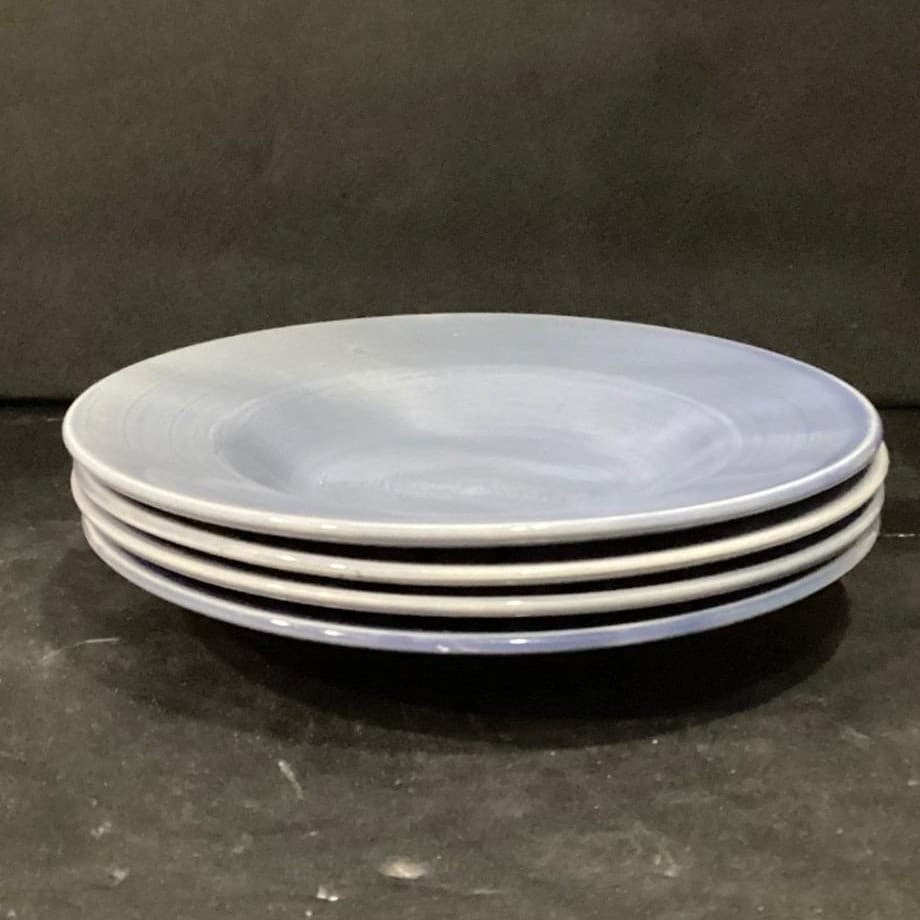 Retroneu Everyday Denim Blue Salad Bowls #3082, Set Of 4, Vintage Dinnerware - Thumbnail 10
