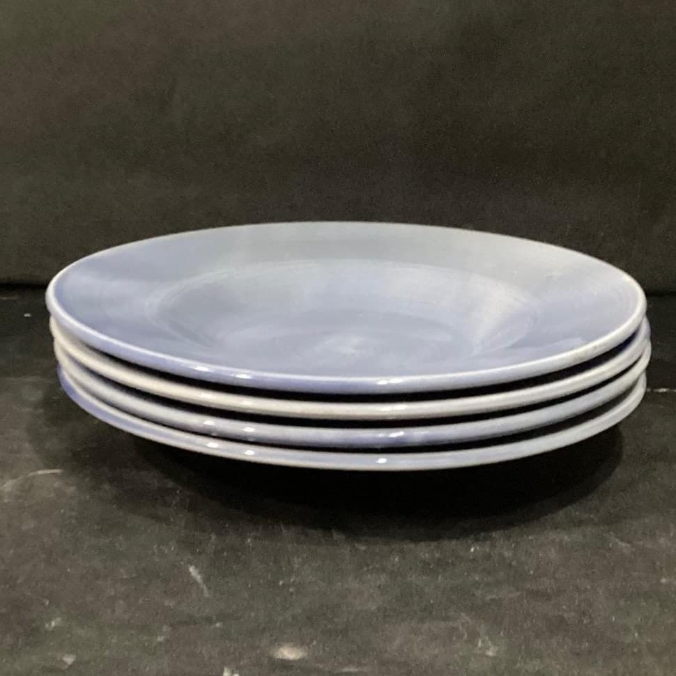 Retroneu Everyday Denim Blue Salad Bowls #3082, Set Of 4, Vintage Dinnerware - Thumbnail 9