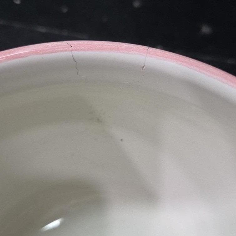 Rosa Shafford Floral Bowl, Vintage Hand Painted Planter, Replacement Centerpiece - Thumbnail 9