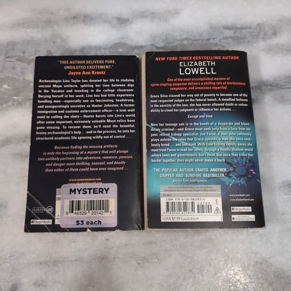 Elizabeth Lowell Paperback Book Lot, The Wrong Hostage & Beautiful Sacrifice - Thumbnail 4