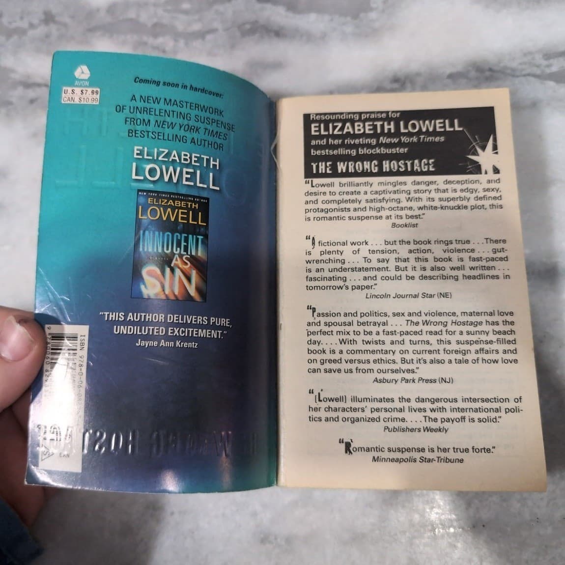 Elizabeth Lowell Paperback Book Lot, The Wrong Hostage & Beautiful Sacrifice - Thumbnail 8