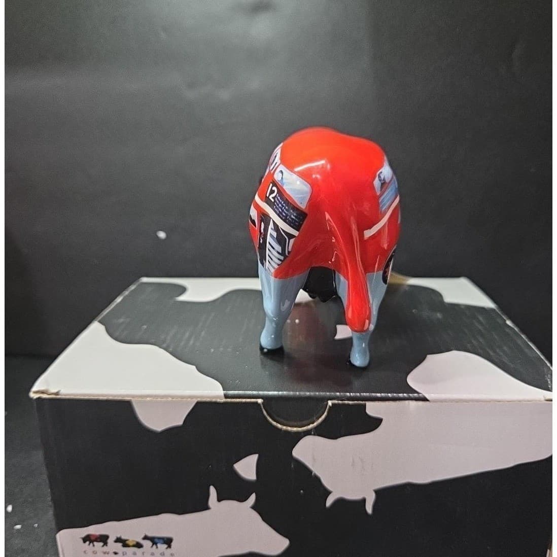 Cow Parade CowBus Figurine, Westland Giftware, #6014, Box/Tag - Thumbnail 6