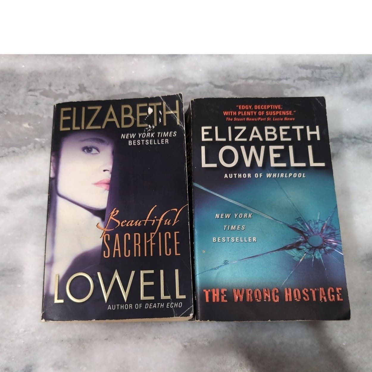 Elizabeth Lowell Paperback Book Lot, The Wrong Hostage & Beautiful Sacrifice - Thumbnail 3