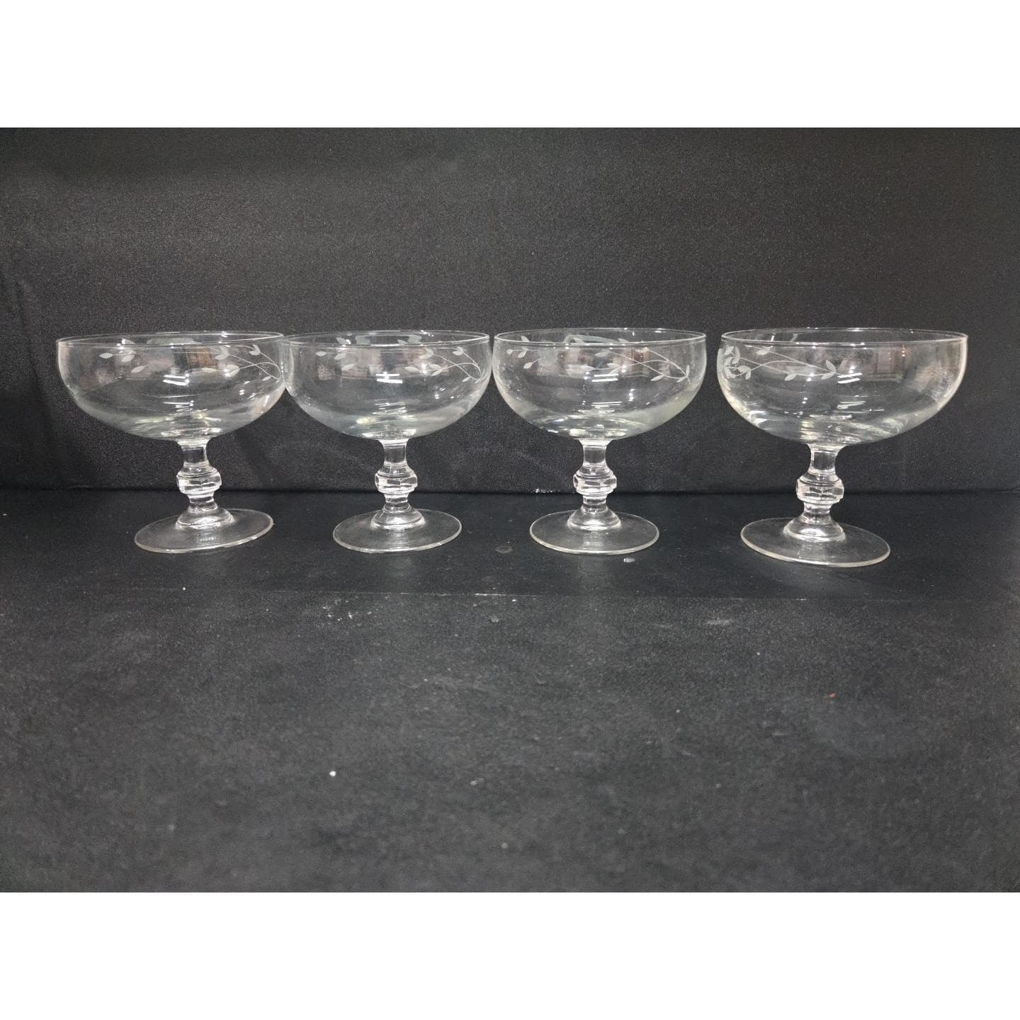 Princess House Heritage Dessert Dishes #507, Set of 4, Crystal Confection Bowls - Thumbnail 9