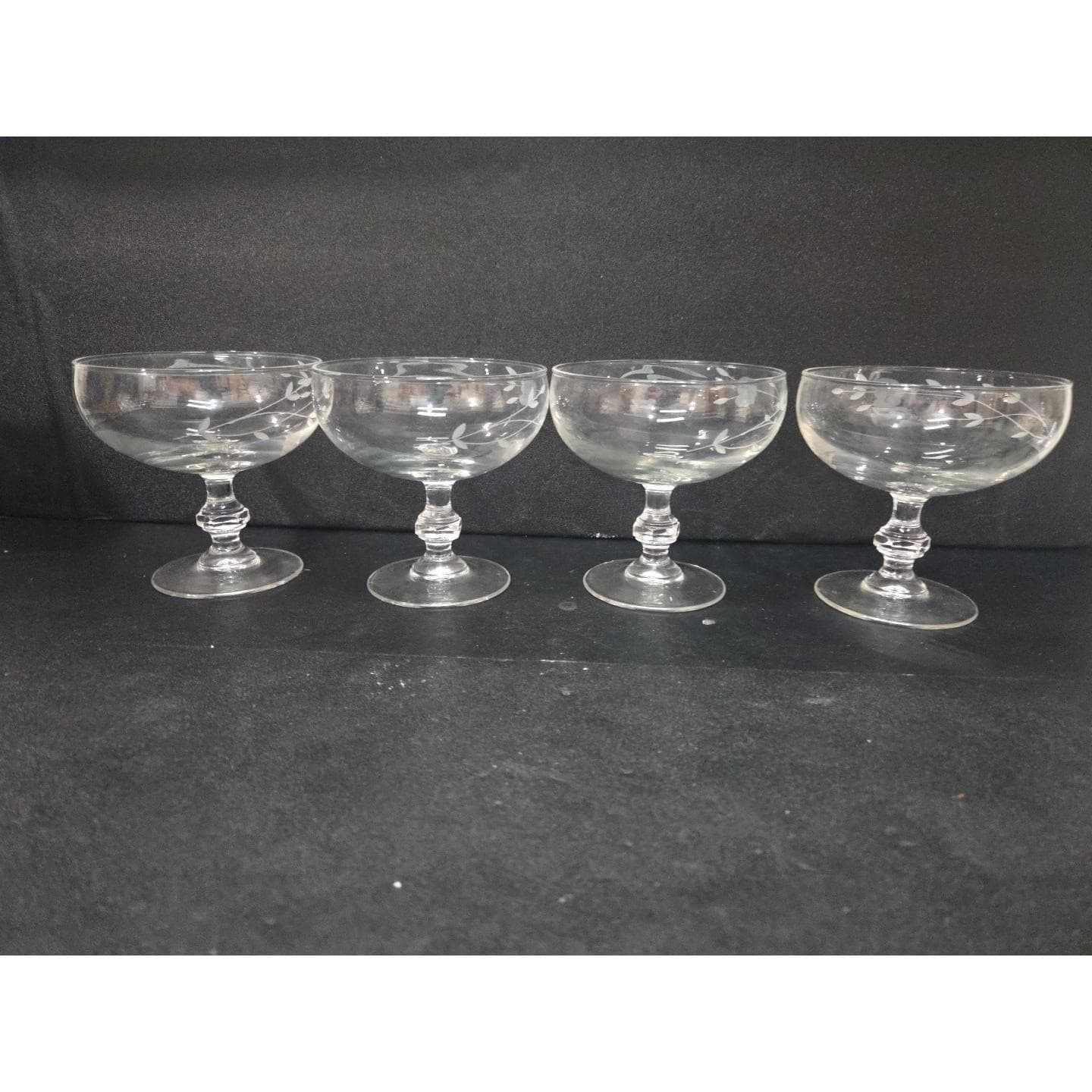 Princess House Heritage Dessert Dishes #507, Set of 4, Crystal Confection Bowls - Thumbnail 10