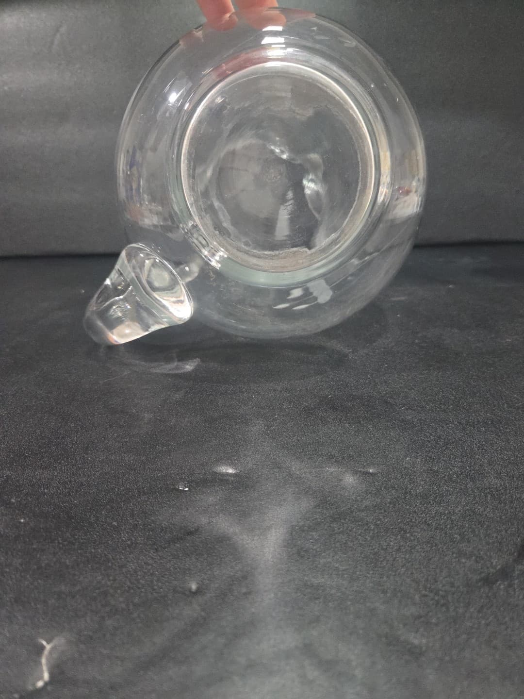 Princess House Heritage Pitcher, Engraved Floral Design, Ice Lip, Floral Pitcher - Thumbnail 7