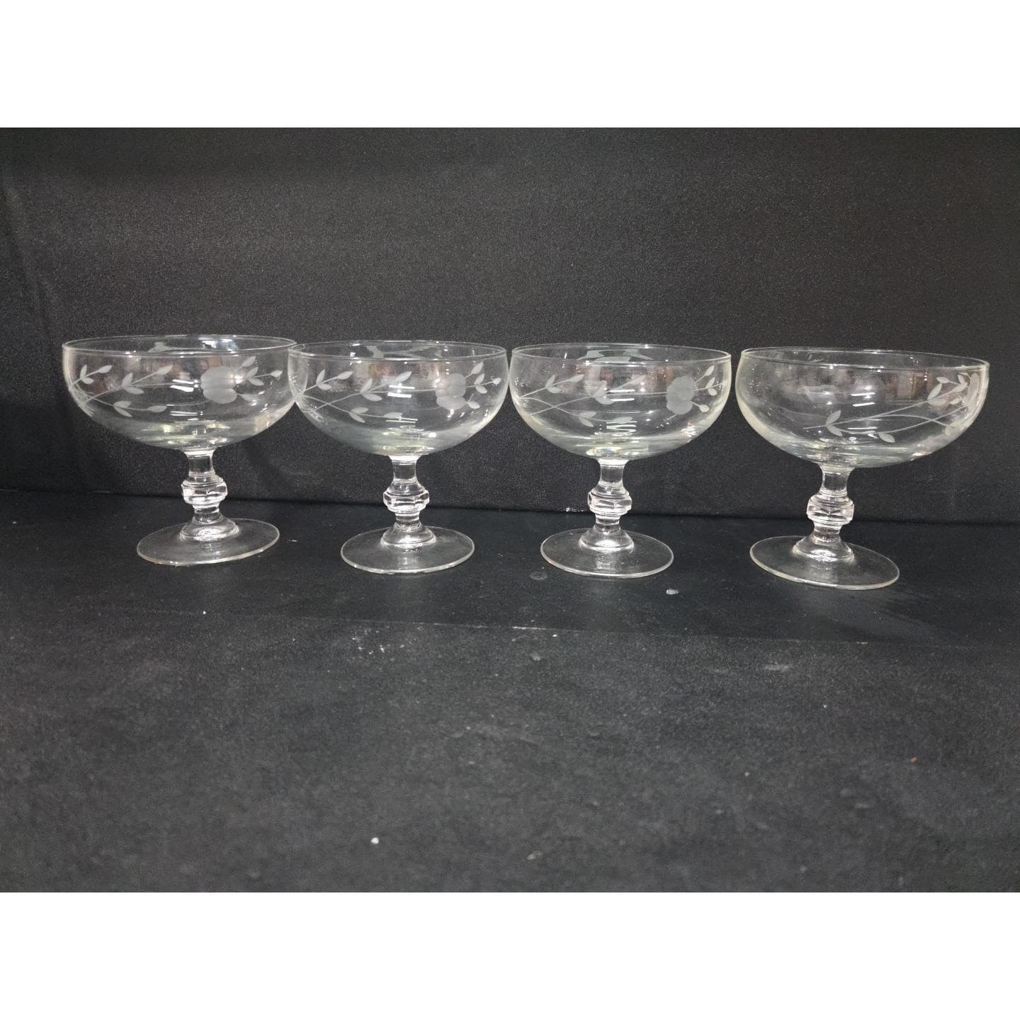 Princess House Heritage Dessert Dishes #507, Set of 4, Crystal Confection Bowls - Thumbnail 11