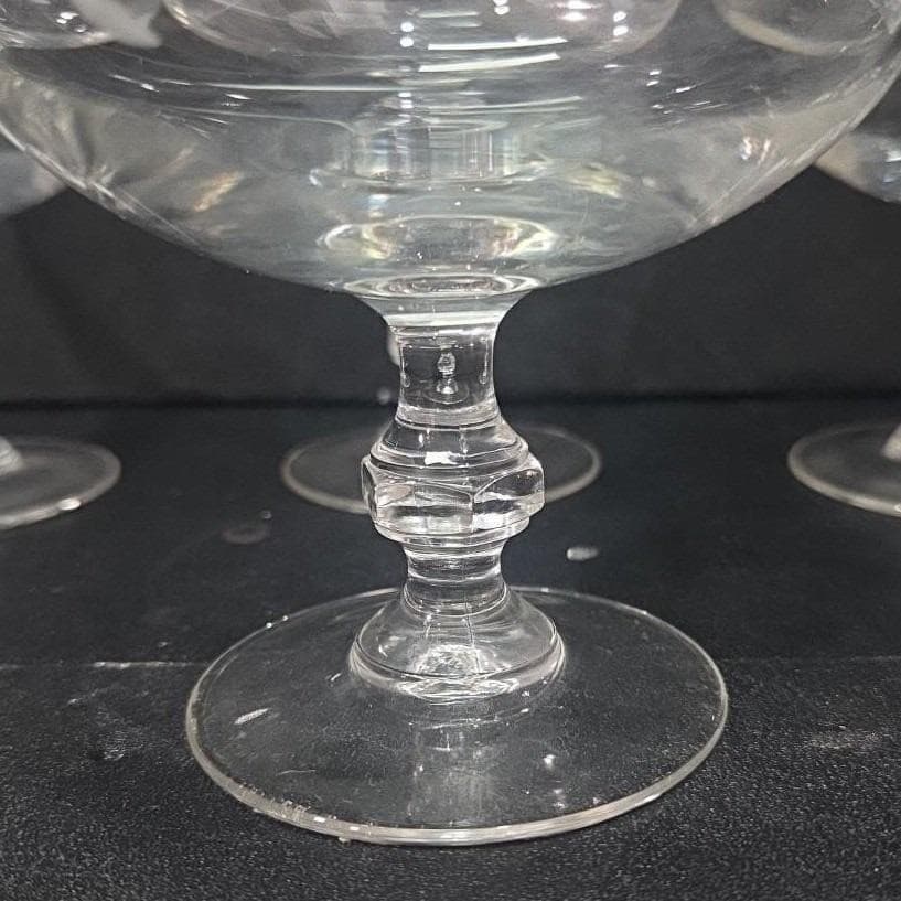 Princess House Heritage Dessert Dishes #507, Set of 4, Crystal Confection Bowls - Thumbnail 4