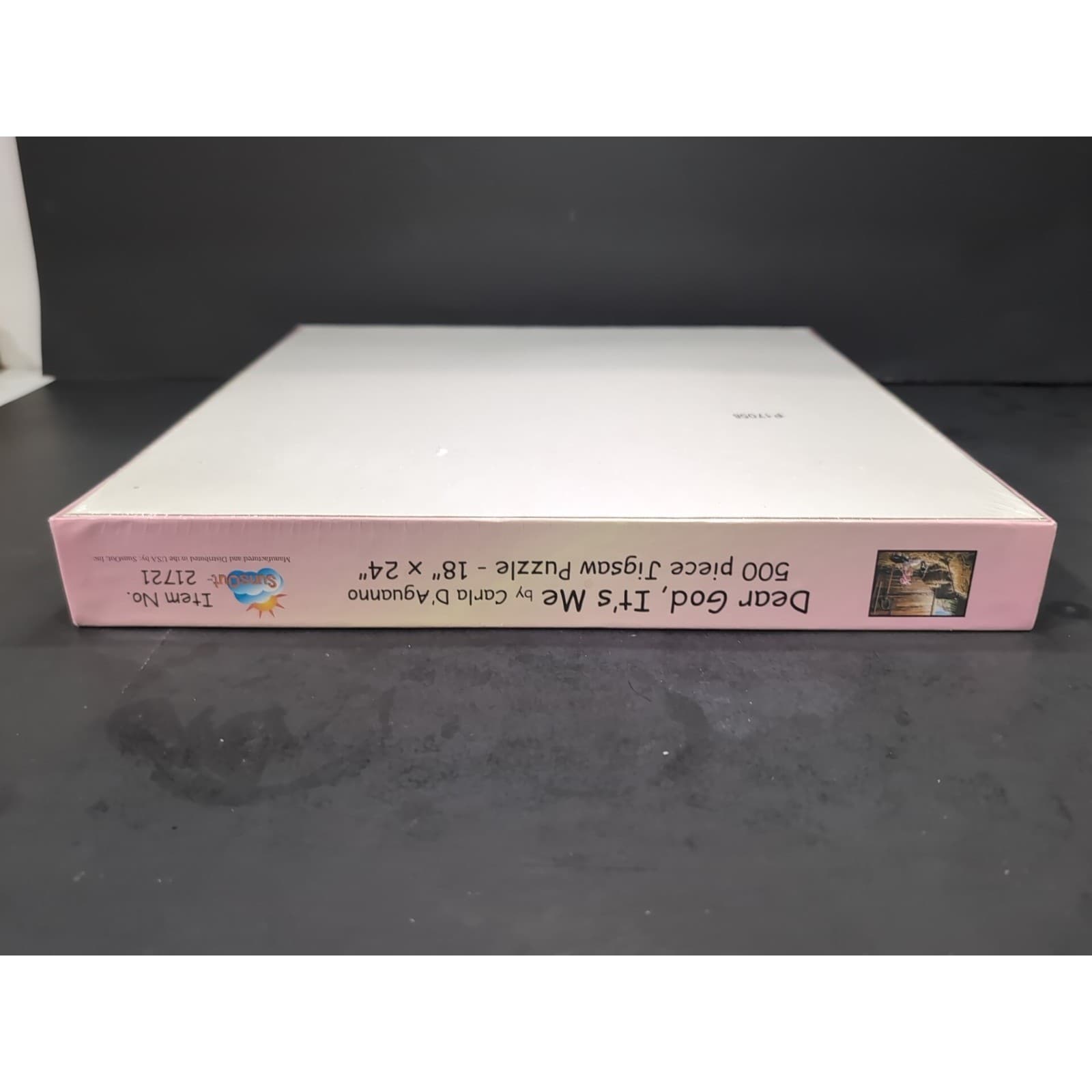 SunsOut Dear God Its Me Carla DAguanno 500 Piece Jigsaw Puzzle 21721 New Sealed - Thumbnail 3