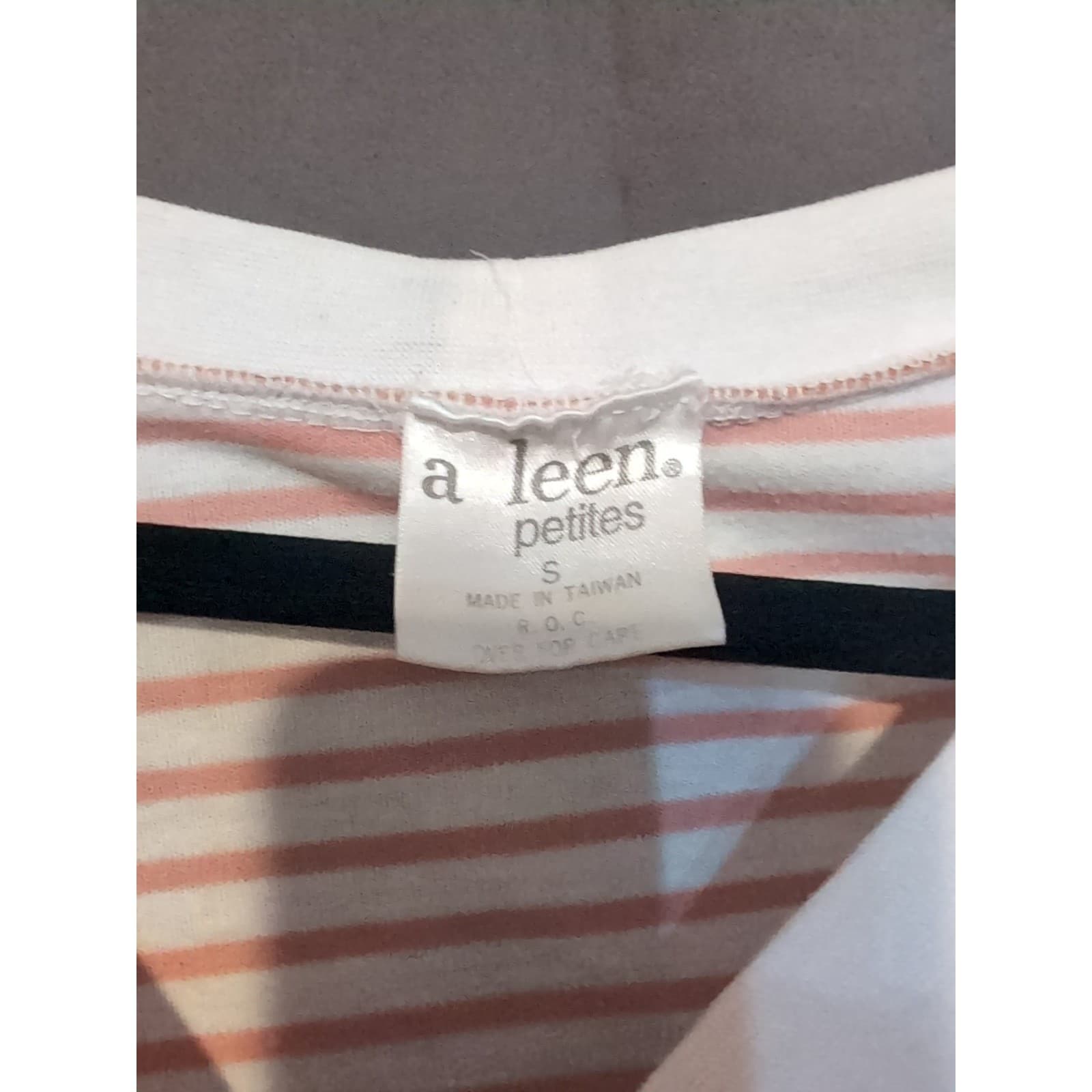 A Leen Petite Safari Embroidered Striped Cardigan & Pants Set, Vintage Women's S - Thumbnail 3