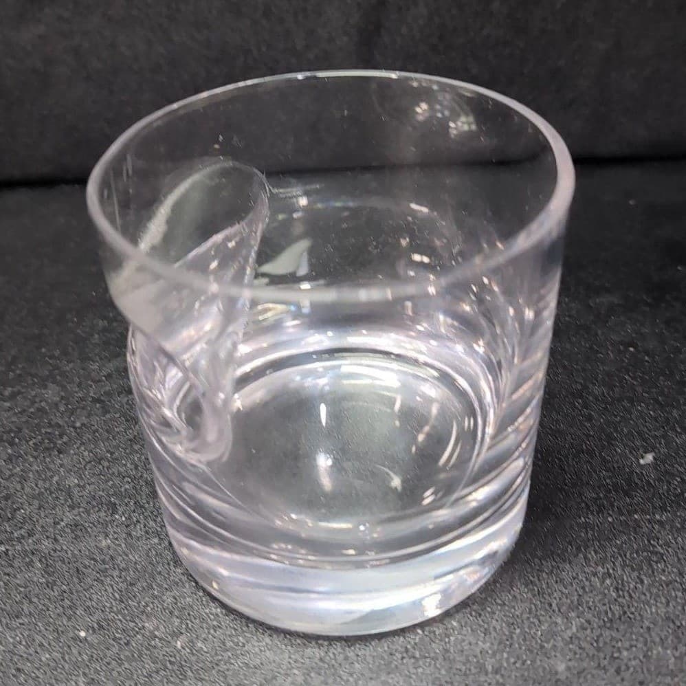 Godinger Whiskey Glass with Cigar Rest, Vintage Clear Old Fashioned Tumbler - Thumbnail 6